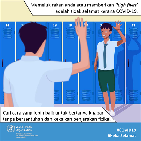 Infographic visualising the recommended advice.