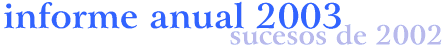 Informe Anual 2003