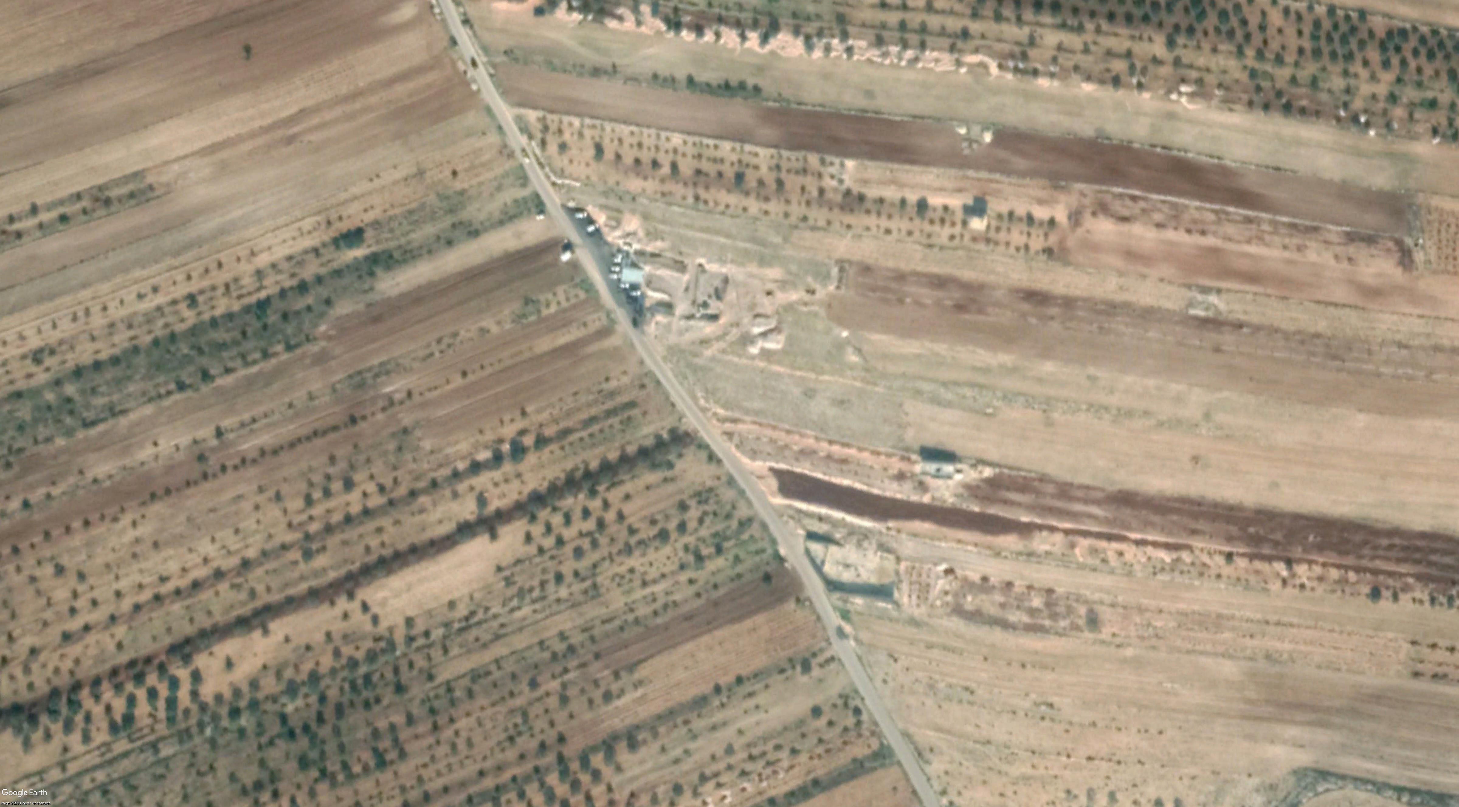 A satellite image of Nabd Al Hayat Hospital