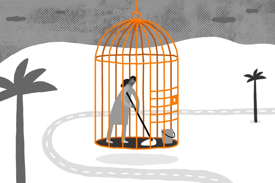 Trapped in Employer's home