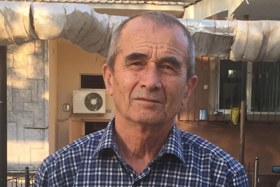 Agzam Turgunov, founder of Human Rights House, 2017.