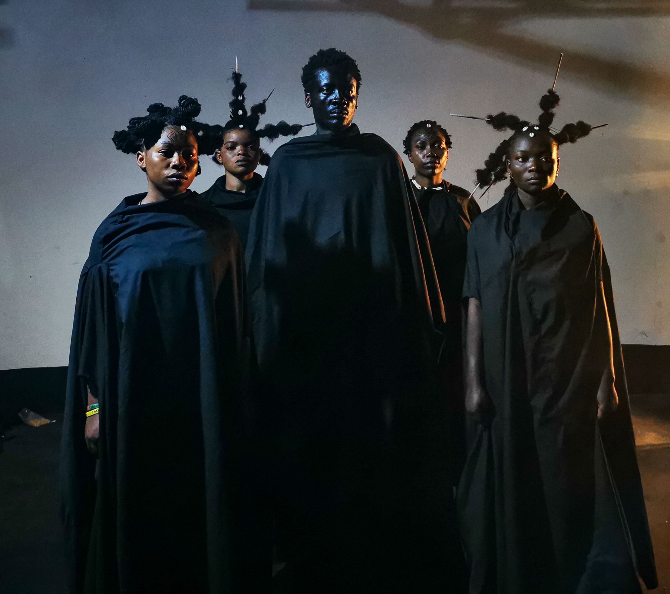 Picture captured during the making of the video clip for Bosembo.