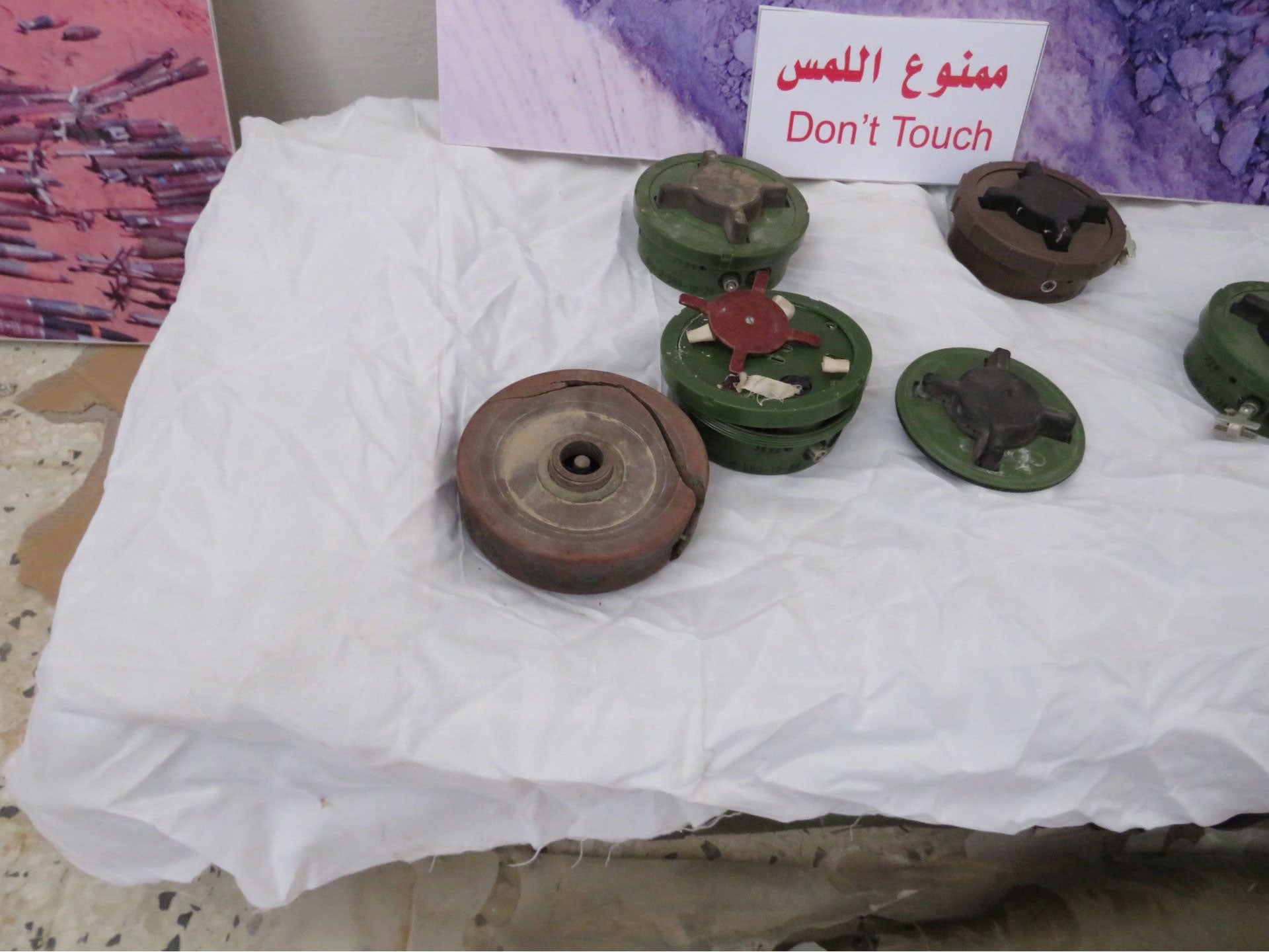 PMN-2 blast mines recovered from Tripoli, Libya, December 2020. 