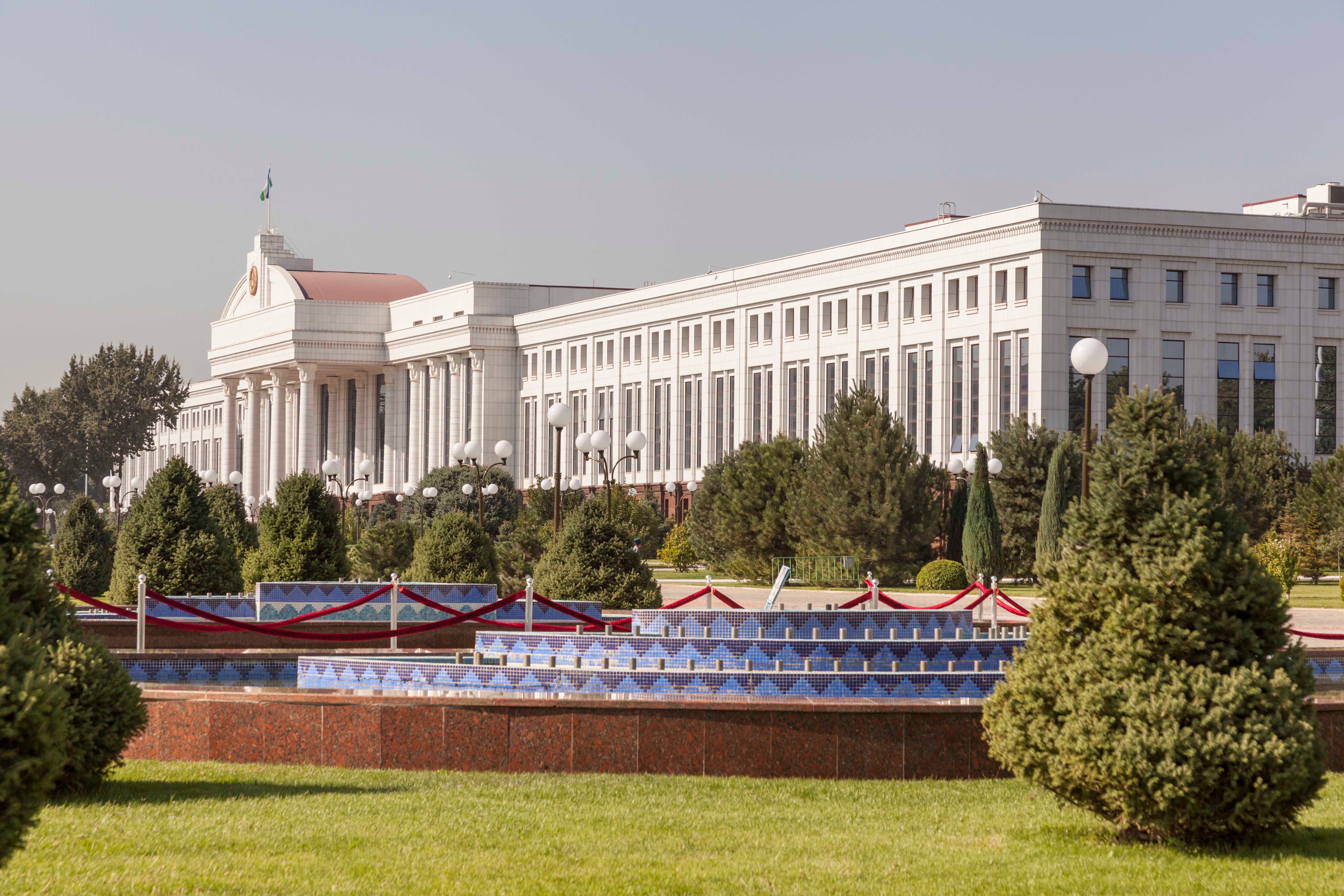The Senate of the Republic of Uzbekistan, Independence Square, Mustakillik Maydoni, Tashkent, Uzbekistan.