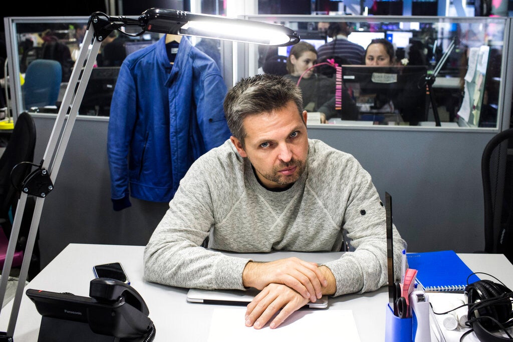 Roman Badanin, chief editor of Project, October 2016.