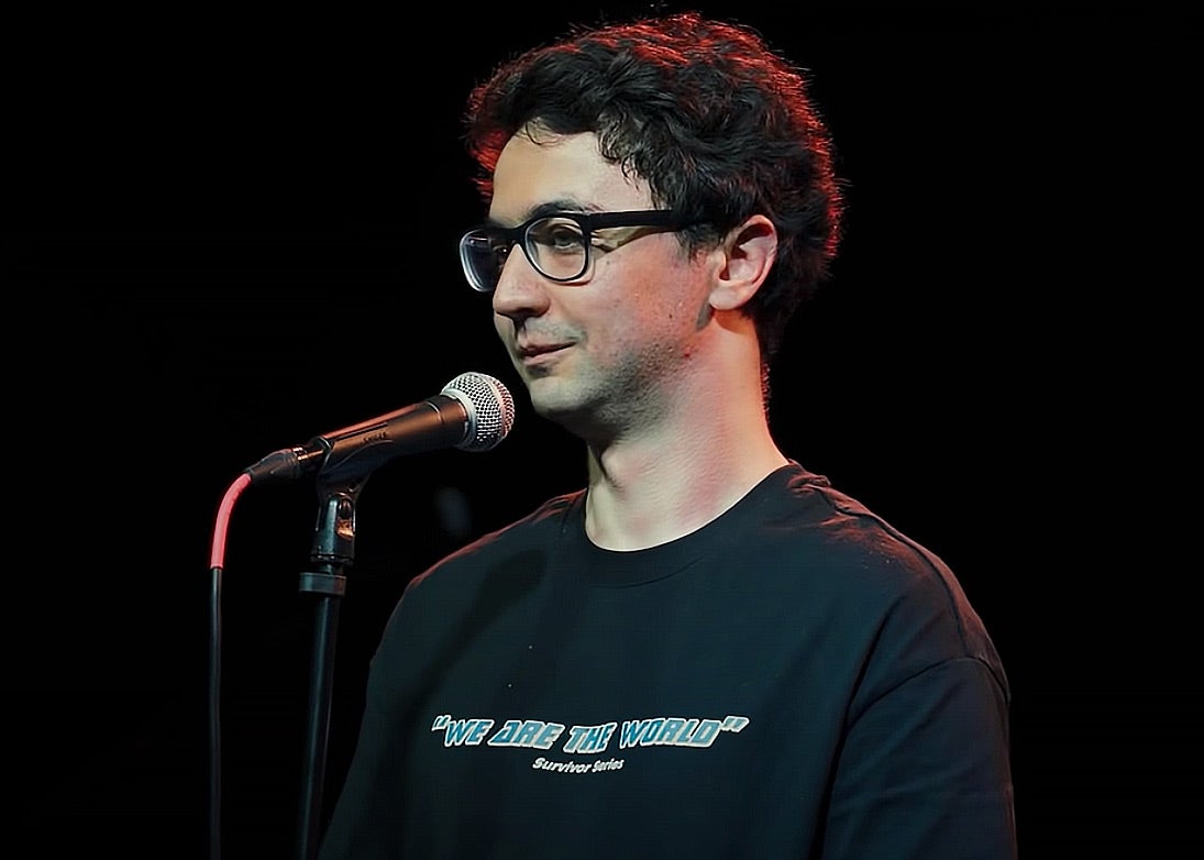 Idrak Mirzalizade Comedian Performing Stand-up