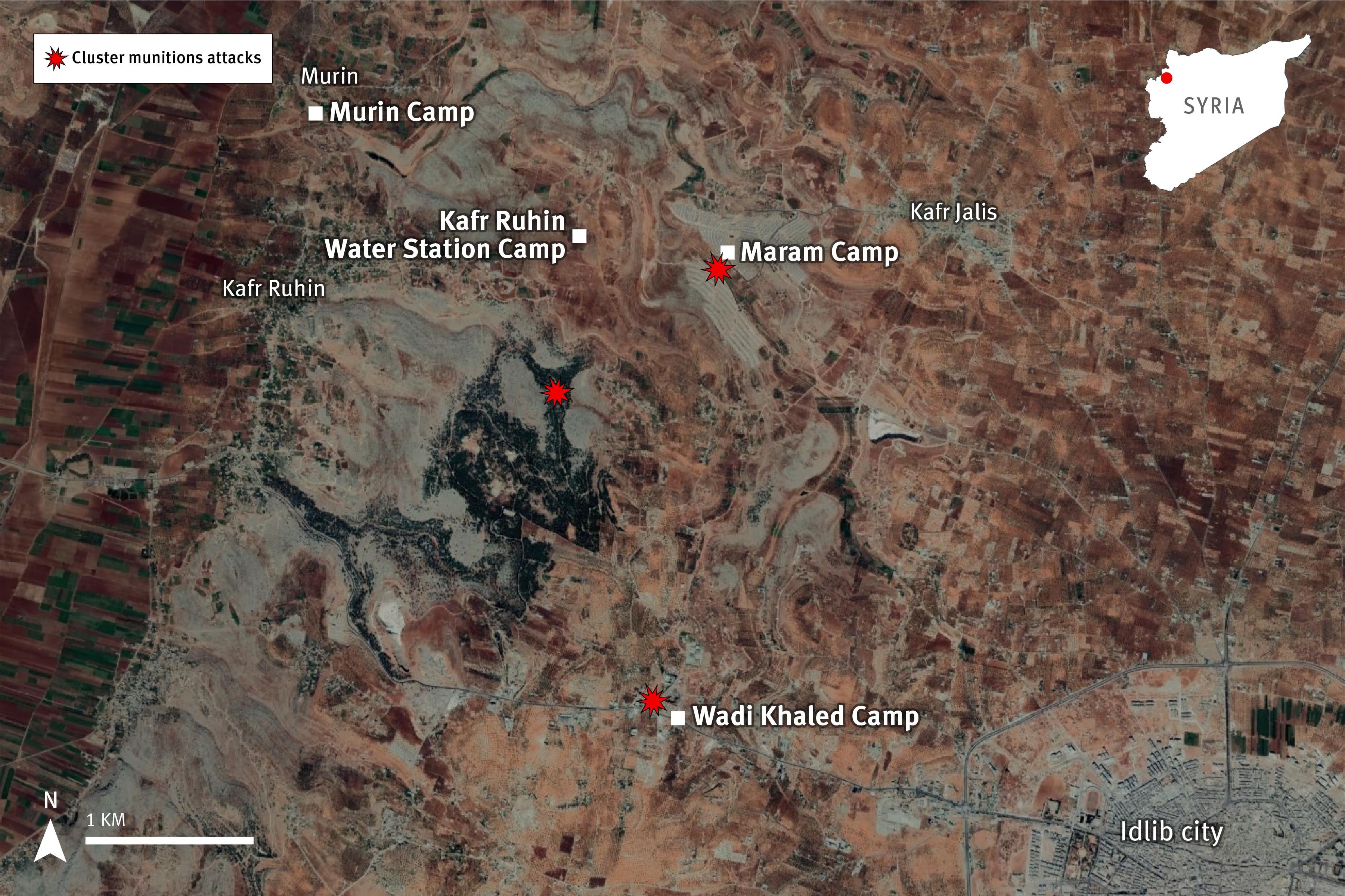Cluster Munitions Map