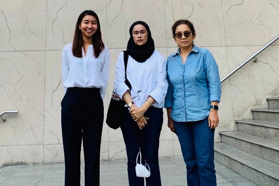 Three Thai human rights defenders—Angkhana Neelapaijit, Puttanee Kangkun, and Thanaporn Saleephol—face criminal defamation charges for reporting abuses.