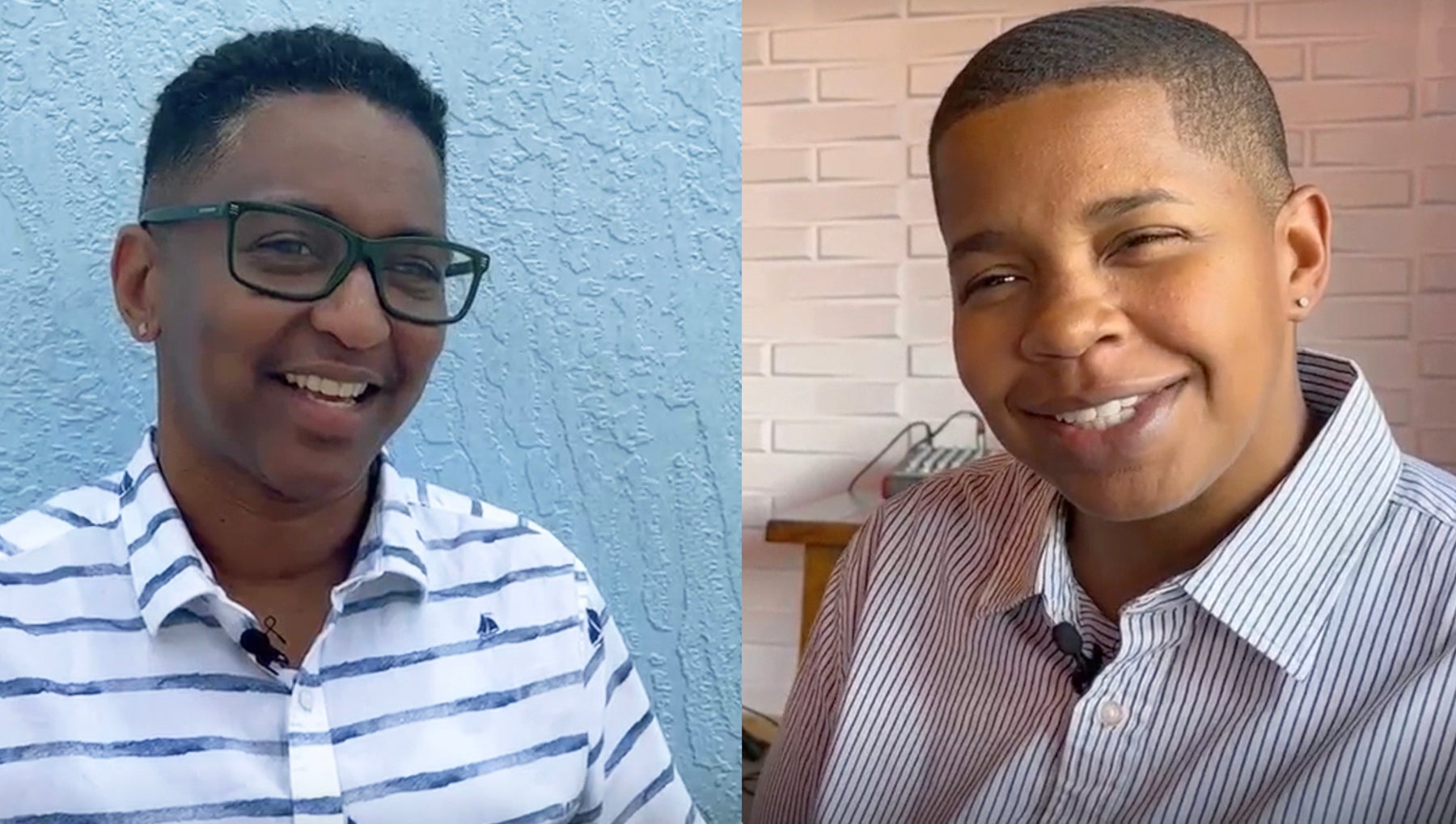 G Wright (L) and Nik Harris, Thou Art Woman in Miami, Florida, US, May 28, 2023. 