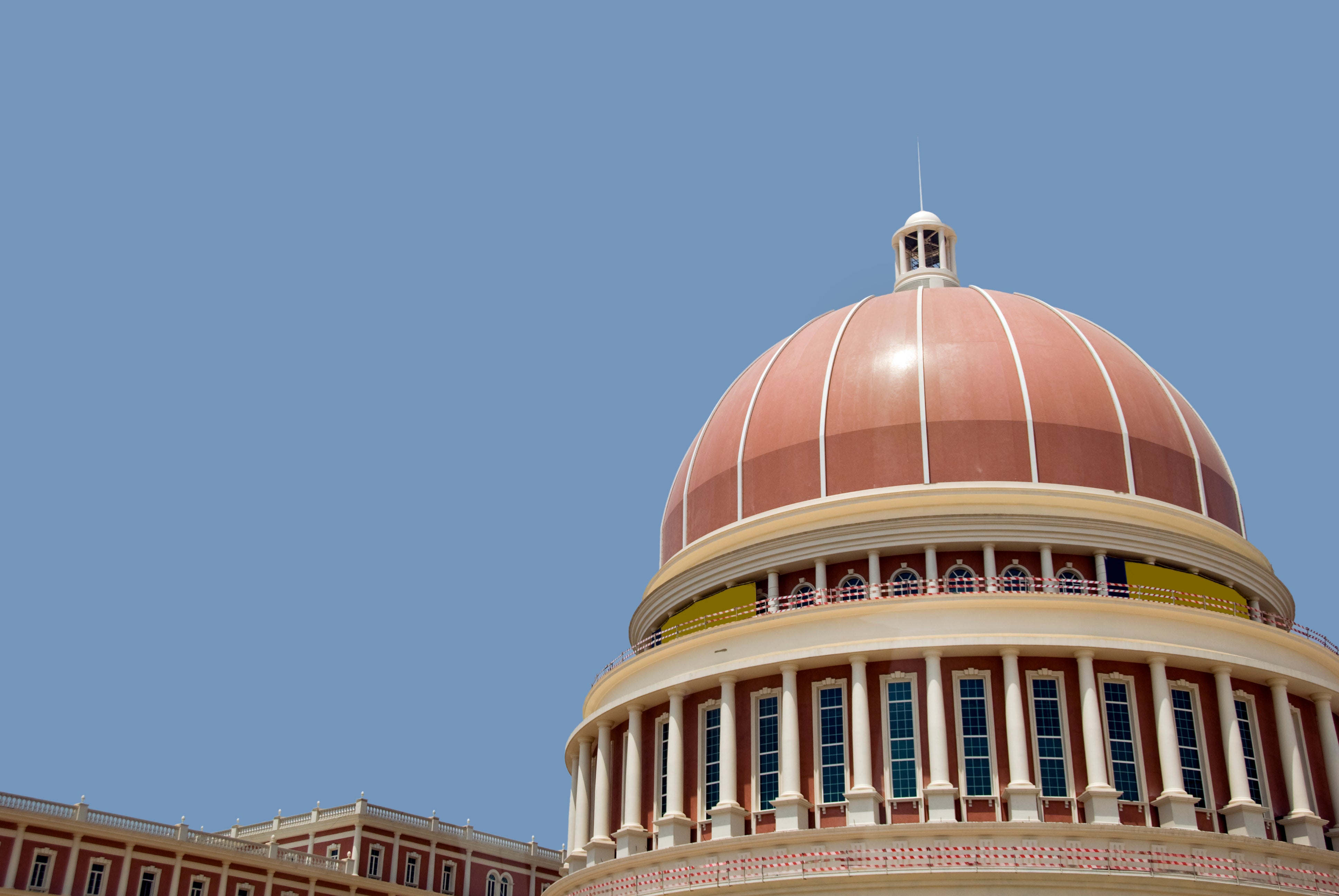 The National Assembly building in Luanda, Angola, February 13, 2013.