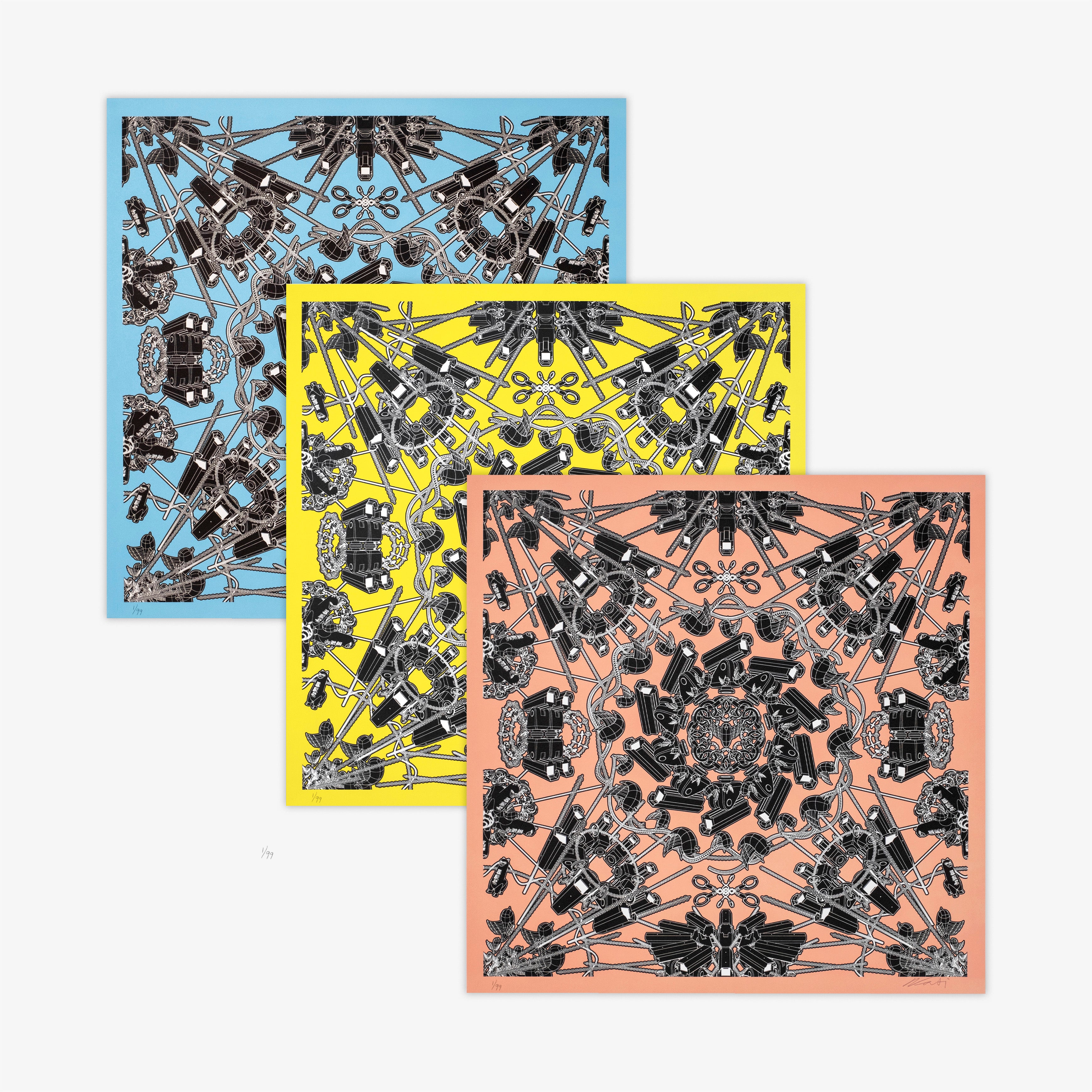 Set of lithographs by artist Ai Wei Wei