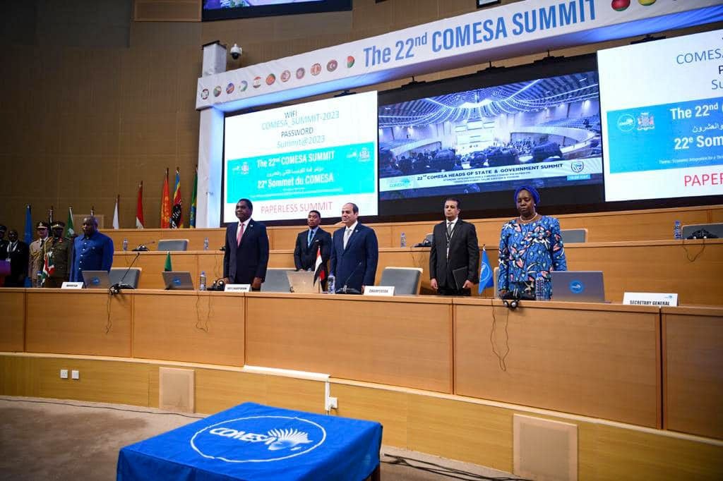 Heads of state participate in the 22nd summit of the Common Market for Eastern and Southern Africa (COMESA) in the Zambian capital, Lusaka, on June 8, 2023.