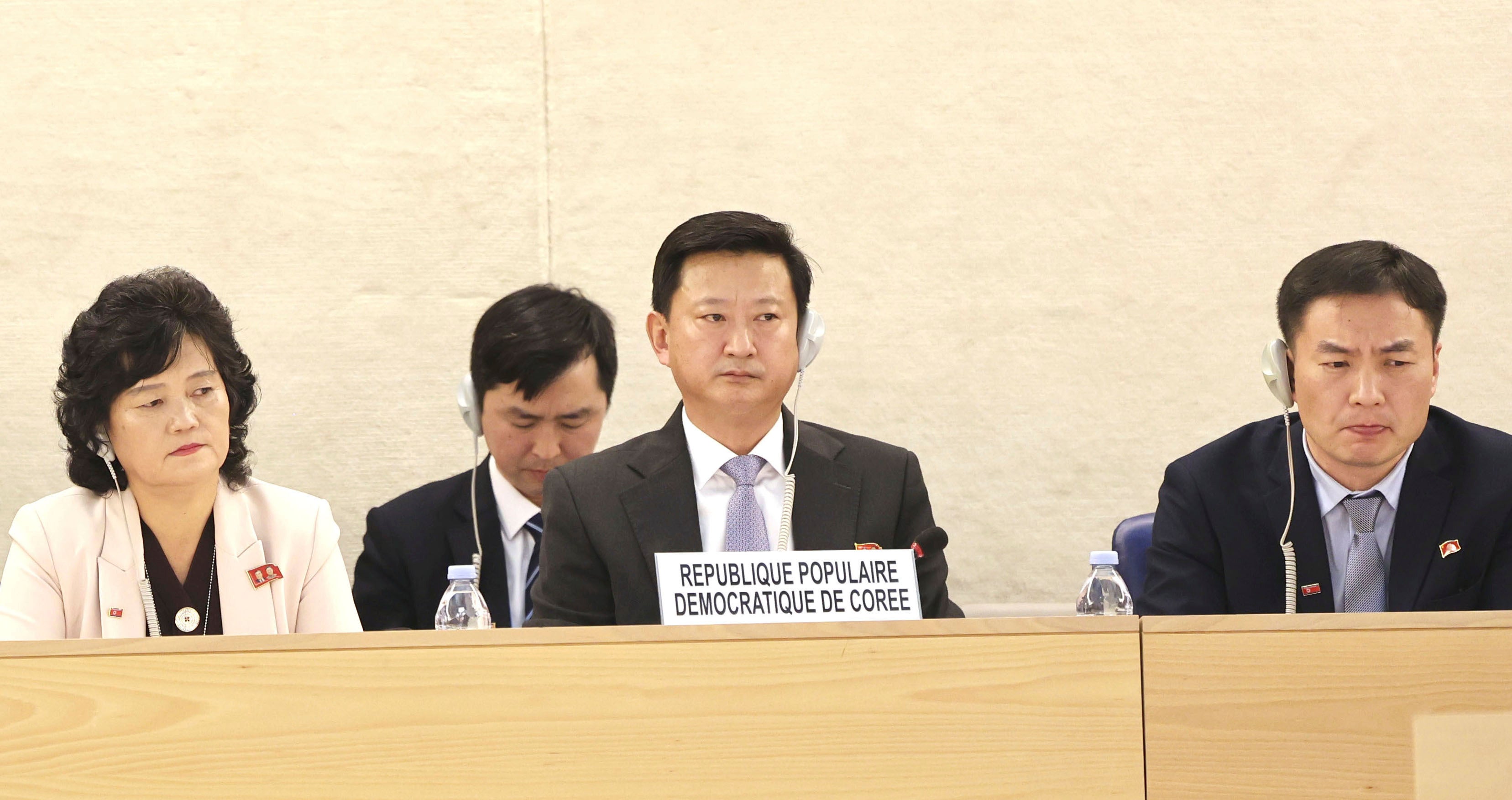 North Korean ambassador to the United Nations Office in Geneva, Jo Chol Su