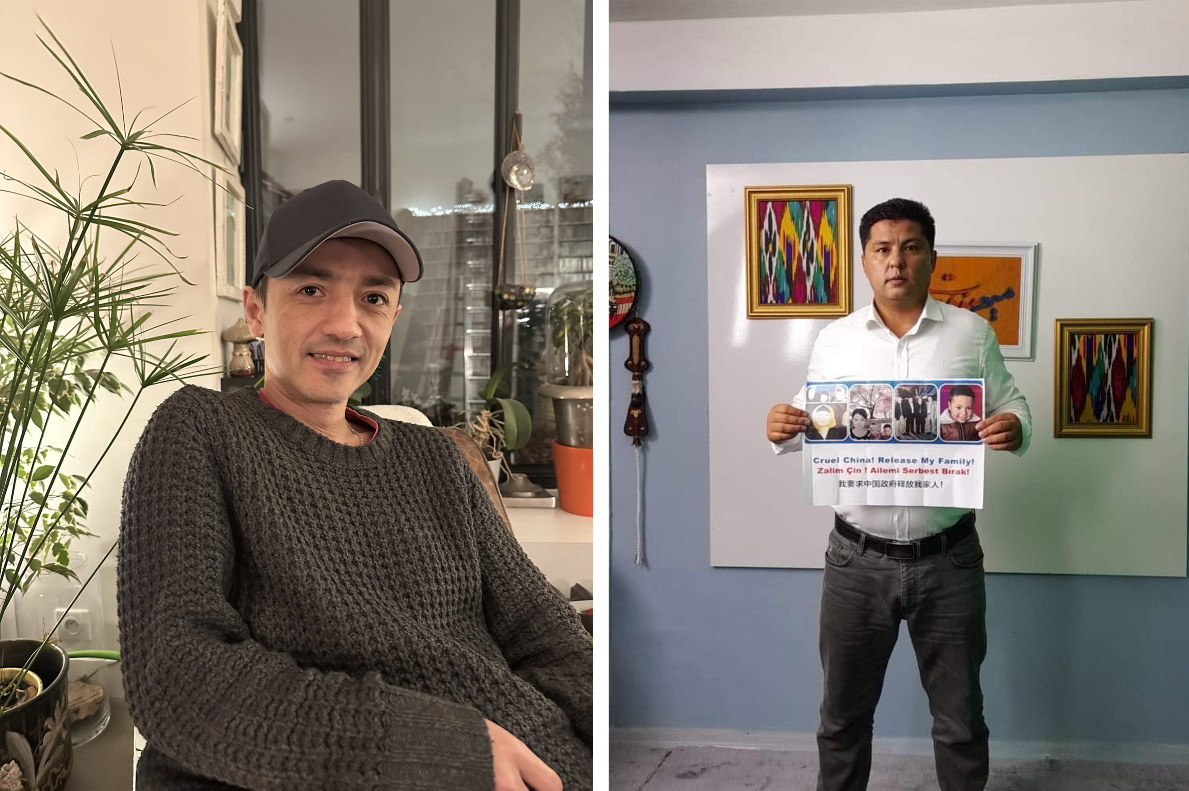 Left: Mirkamil Turghun. and Right: Abdurahman Tohti.