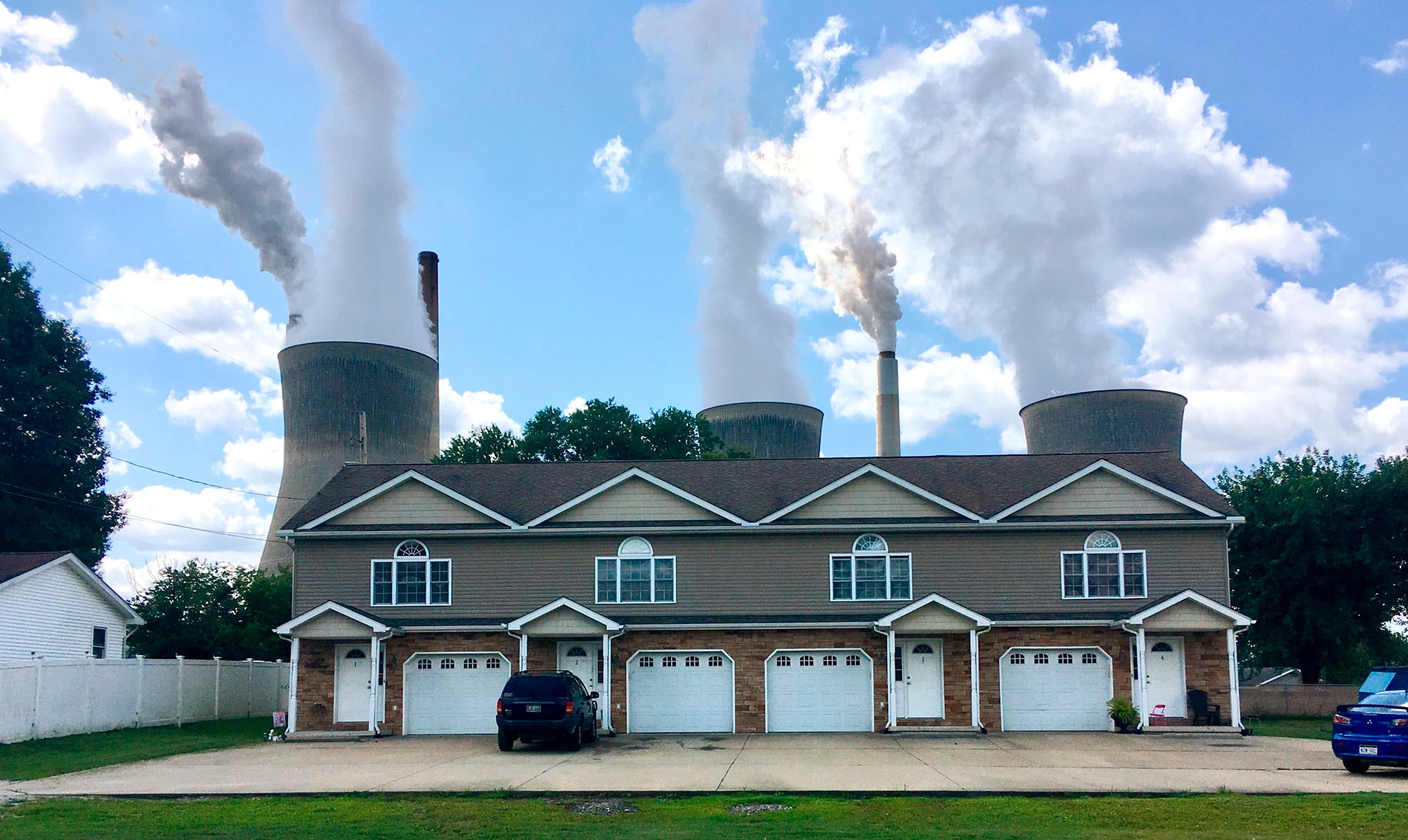 A coal-fired plant in the town of Poca near the Kanawha River, in West Virginia, US, August 28, 2018.