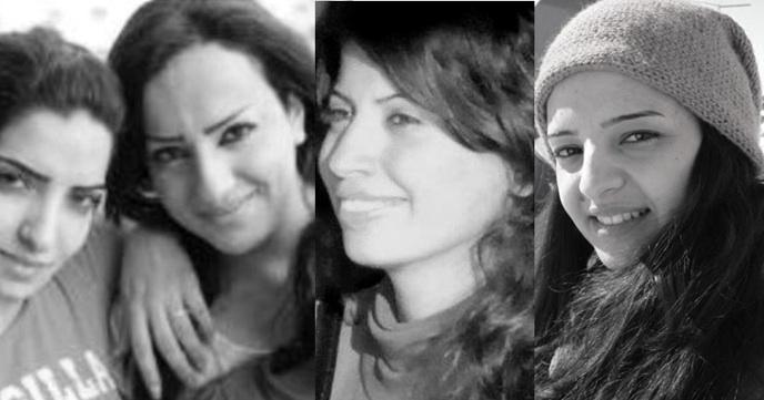 The Brides of Peace: Lubna, Kinda, and their friends Rima and Rowa.  Photo: Courtesy Kinda