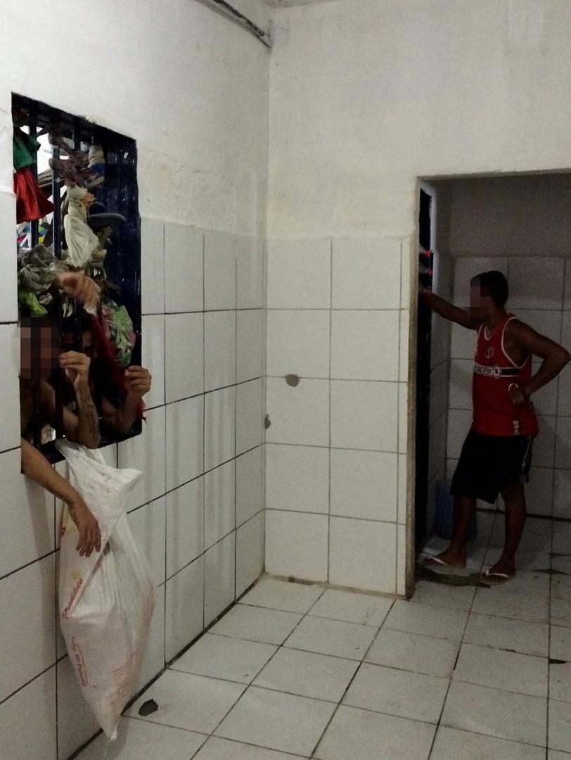 an associate of the keyholder is in control of the cells