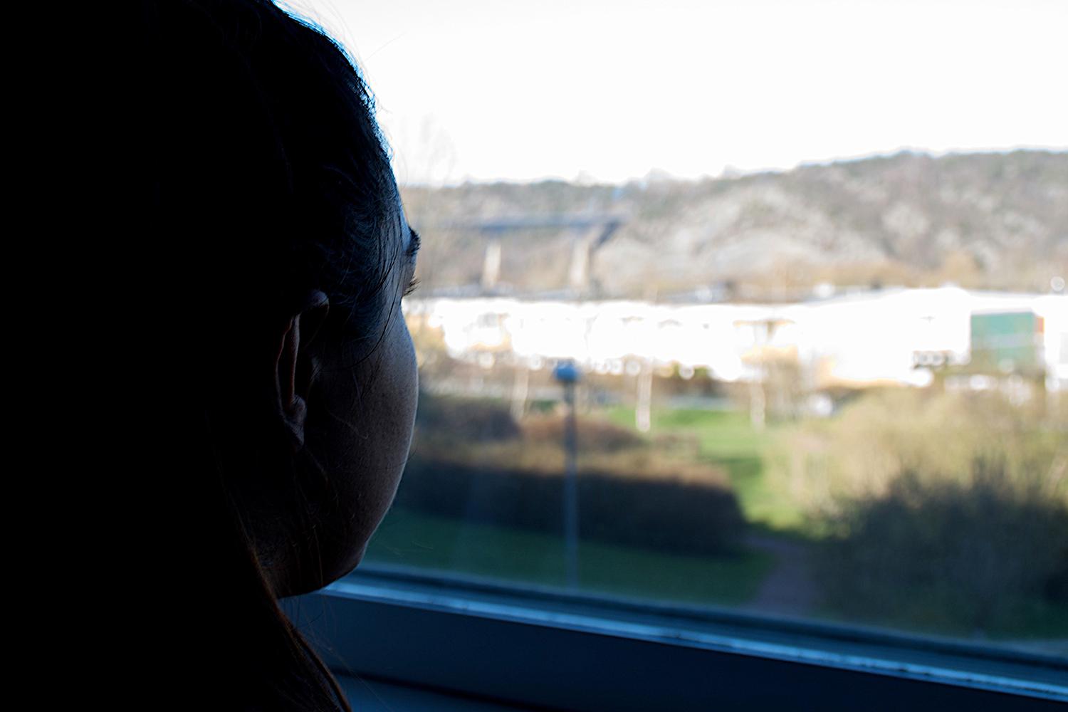 Nour T., a 16-year-old Syrian girl, at a group home in Gothenburg, Sweden. 
