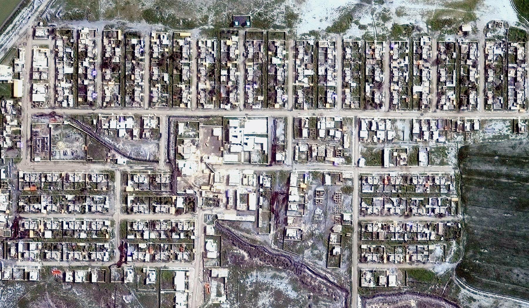 satellite imagery from February 14,2015