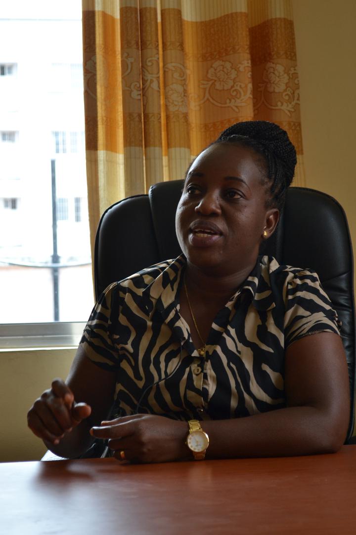 Deograsia Vuluwa, Director of Gender, Women and Children at the Tanzanian Conservation, Hotels, Domestic and Allied Workers Union (CHODAWU), advocating for Tanzania to provide better protections for Tanzanian domestic workers in the Middle East. 