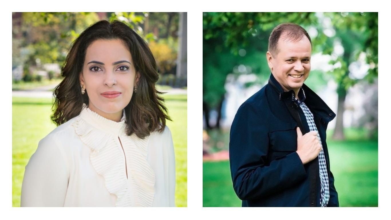 Hala Al-Dosari (Arabie saoudite) et Ivan Pavlov (Russie), colauréats du Prix Alison Des Forges 2018.