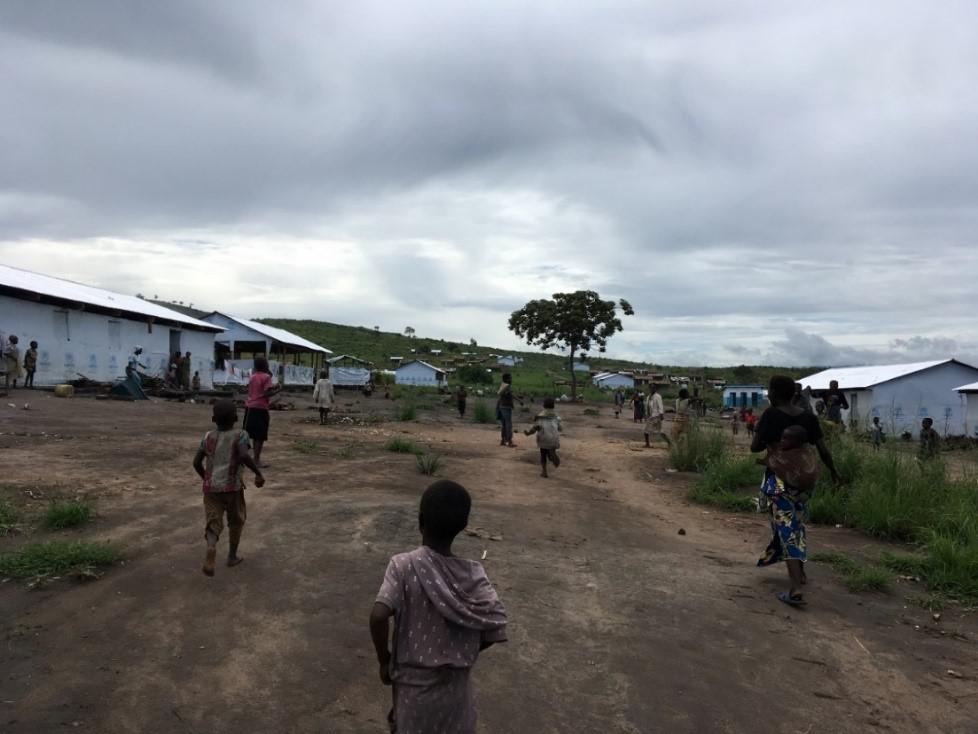 Burundian refugees in Mulongwe camp, eastern Democratic Republic of Congo. Most had to wait for months in a nearby transit center before being transferred to the camp.