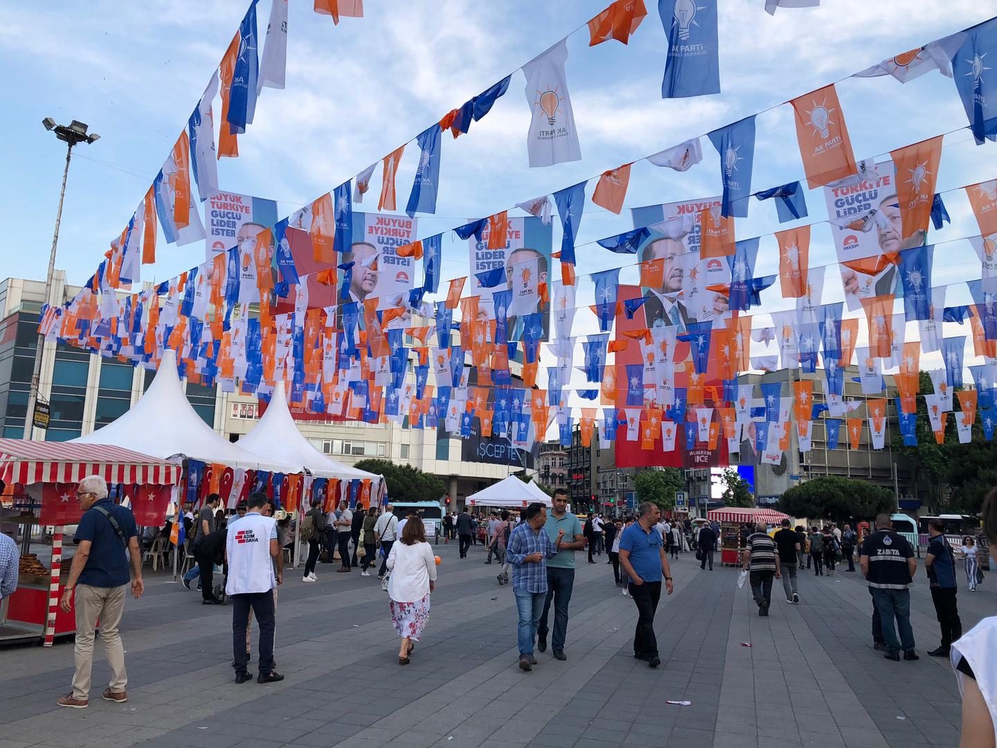 Election posters in Kadıköy, Istanbul, June 2018.