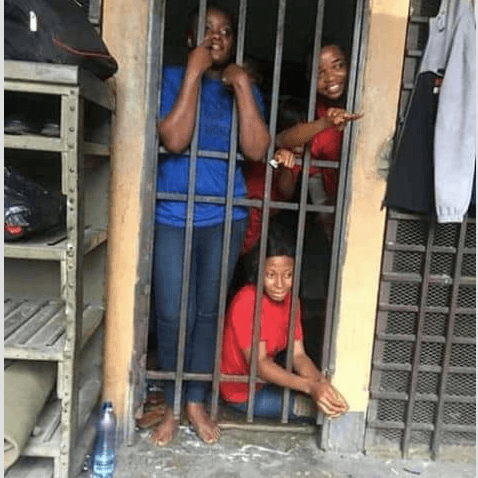 Three members from the Vigilence Citoyenne (VICI) citizens’ movement who were arrested in Kinshasa, capital of the Democratic Republic of Congo, with 14 of their colleagues on November 1, 2018. The activists were charged with incitement to civil disobedie