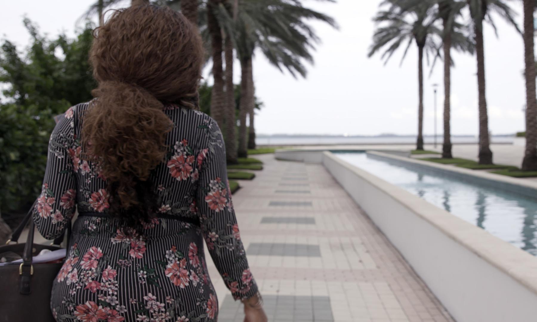 Rajee Narinesingh, une militante des droits des personnes transgenres, à Miami (Floride), en octobre 2018.