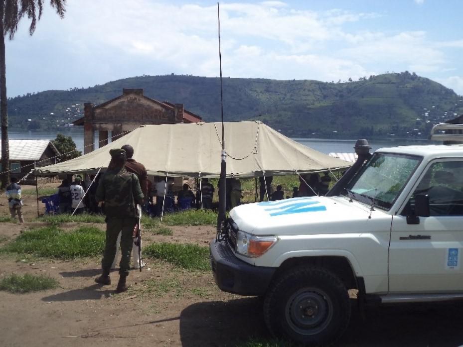 The military operational court in Bweremana, Democratic Republic of Congo, December 15, 2018.