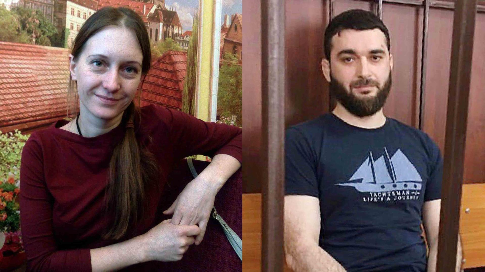 Pictured (L) Svetlana Prokopyeva, Pskov, Russia; and (R) Abdulmumin Gadzhiev, Makhachkala, Russia. 