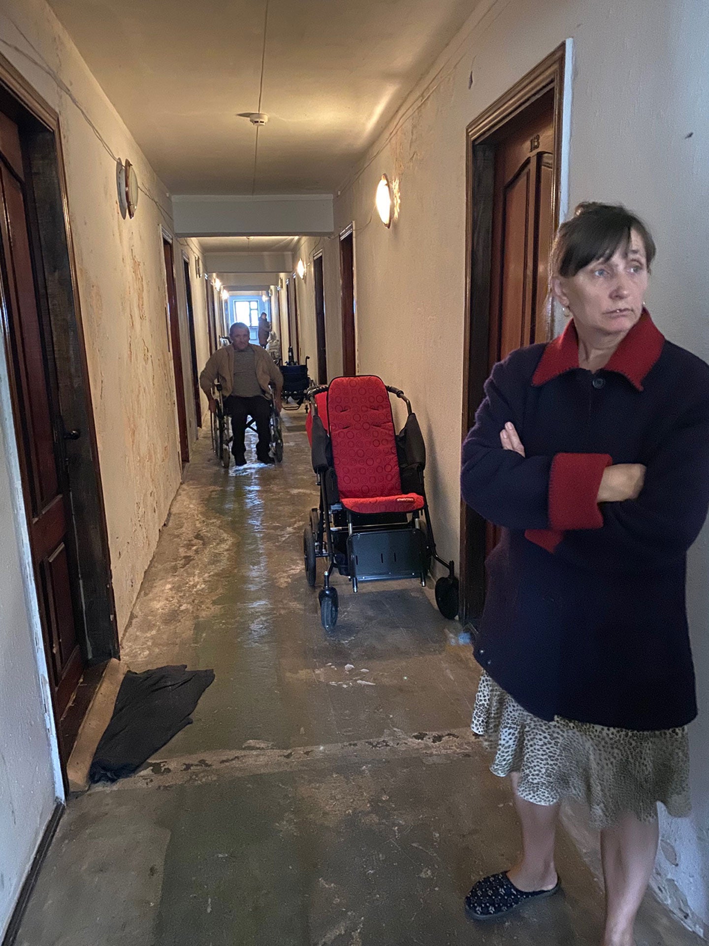 Коридор санатория «Святые Горы», октябрь 2019 г. 