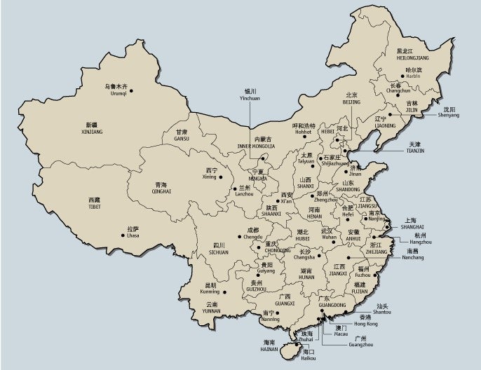 Map of China