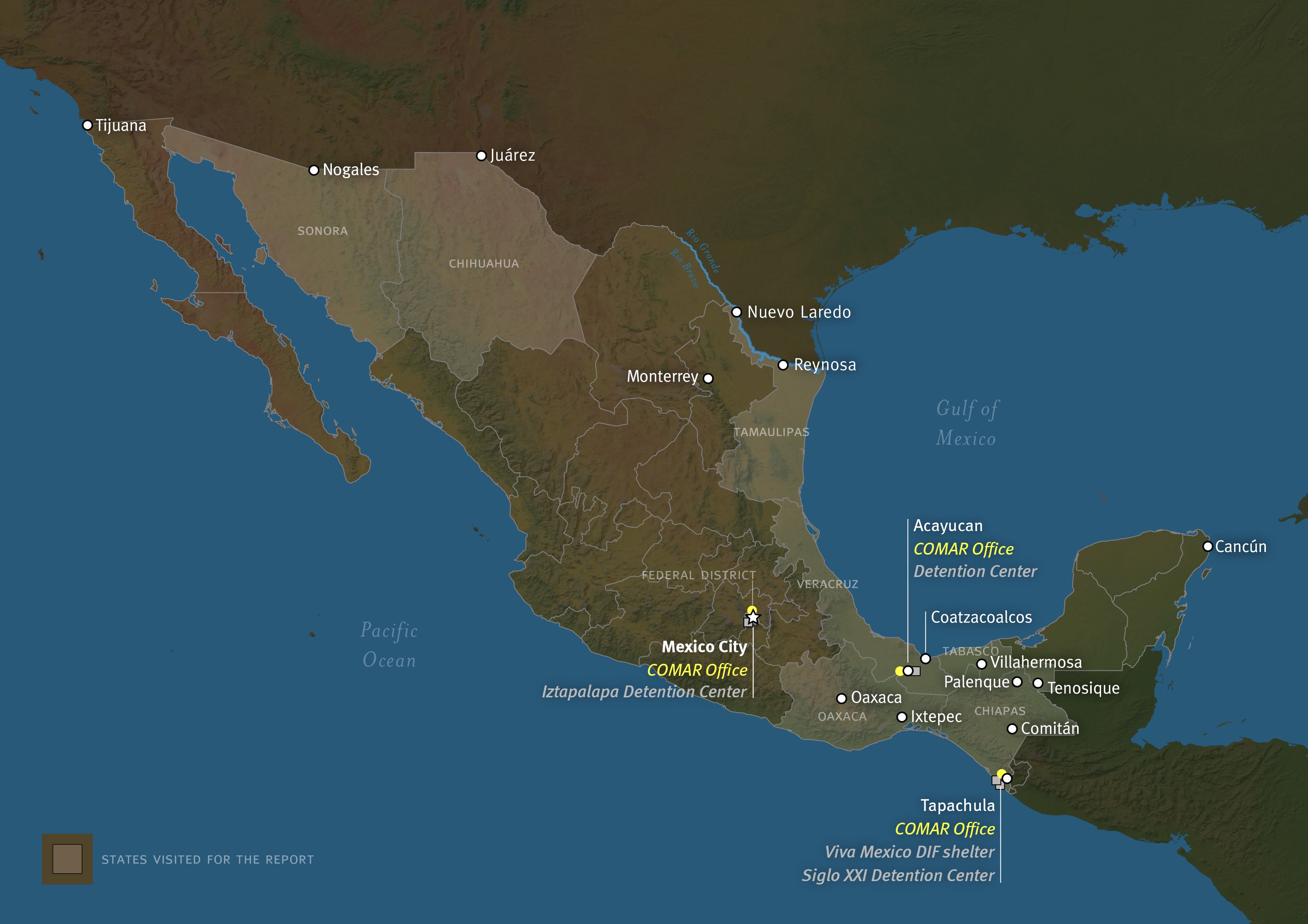 Map of Mexico