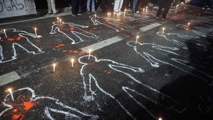 Protesto contra Operação Contenção