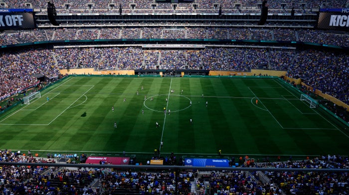 General view of the MetLife stadium during the Club World Cup in East Rutherford, New Jersey, US, July 8, 2025.