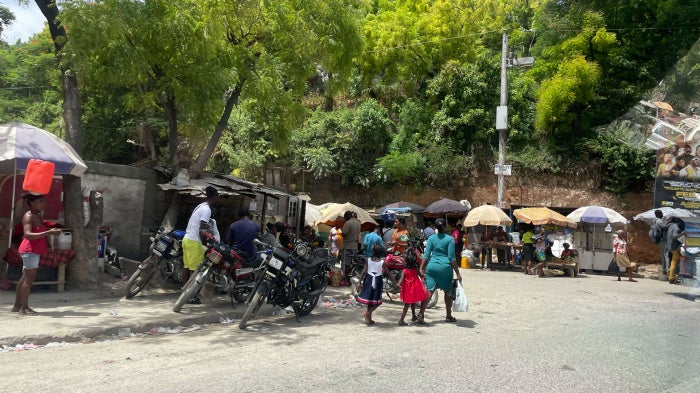 People walking in Port au Prince