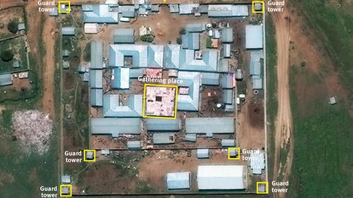 Satellite image of Jail Ogaden May 2016. 