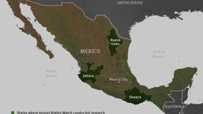 A map of Mexico