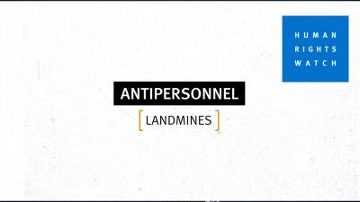 Antipersonnel landmines are indiscriminate weapons that kill and injure people long after conflicts end. 