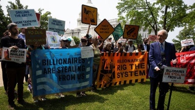 Protest against reconciliation bill 