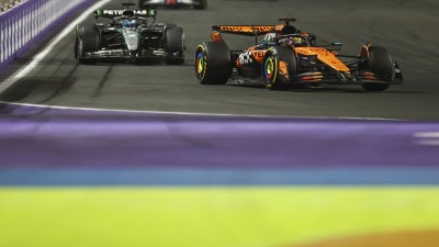 The F1 Grand Prix at Jeddah Corniche Circuit in Jeddah, Saudi Arabia, April 20, 2025.