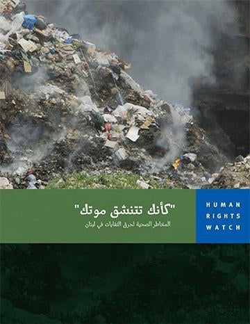 صورة الغلاف لتقرير لبنان