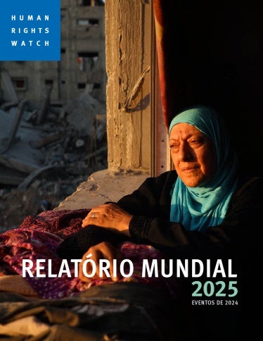 World report cover in Portuguese