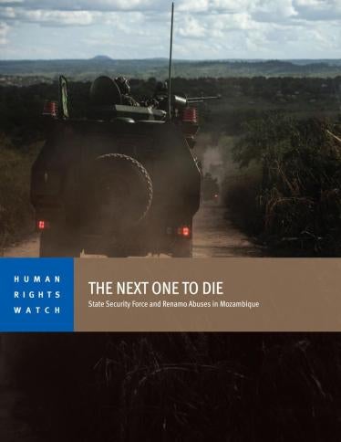 Cover of the Jan. 2018 Mozambique report in English.