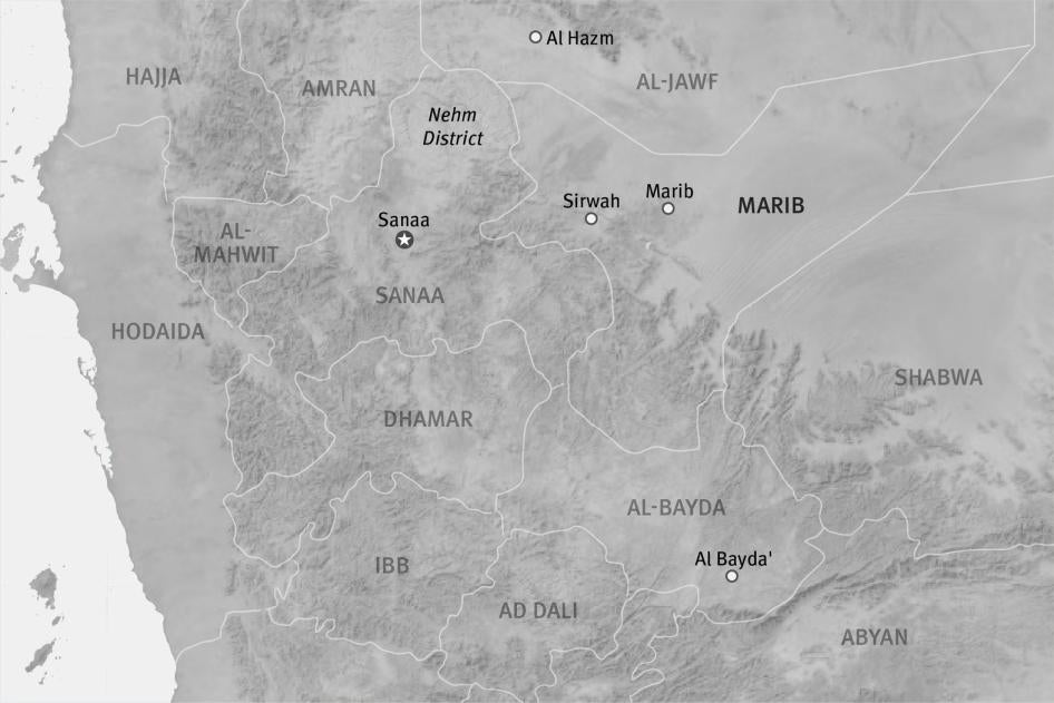 In February 2020, Houthi forces made military advances in north Yemen, taking control of the strategic district of Nehm and the city of al-Hazm, some 60 kilometers northeast of the capital, Sanaa, and about 60 kilometers northwest of Marib.
