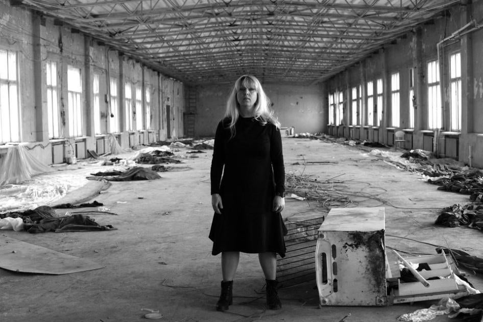 Irina Slavina poses in Nizhniy Novgorod, March 2019, in a photo posted to social media.