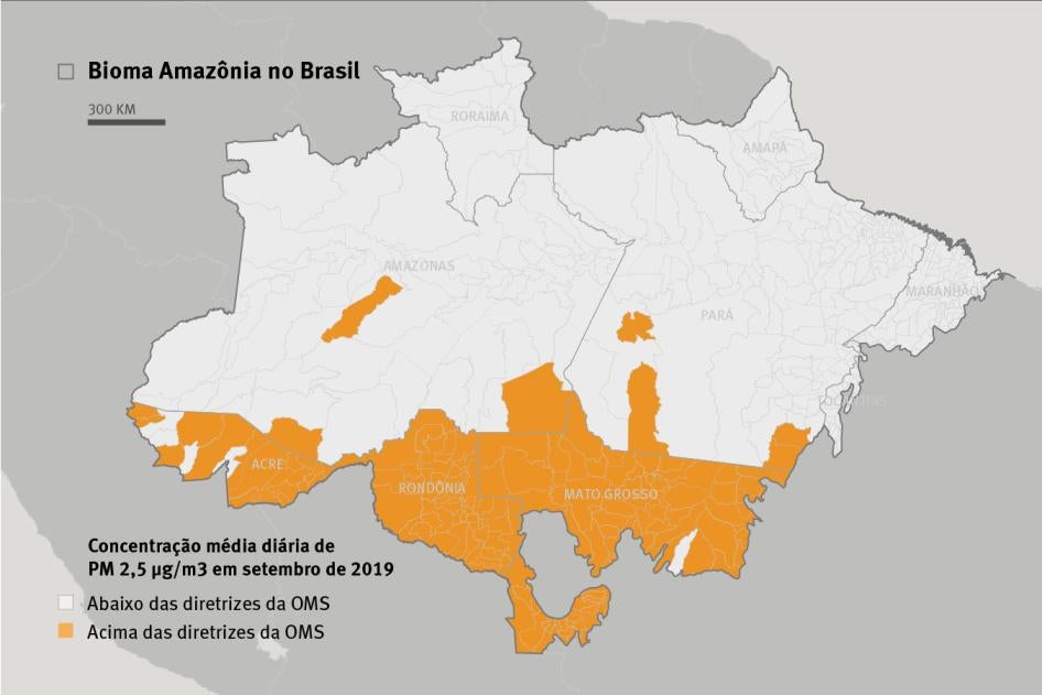 Mapa poluição