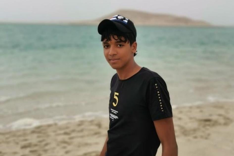 Sayed Hasan Ameen, 16, has serious medical complications from sickle cell anemia but Bahraini authorities denied him family visits and access to medications in detention. He is being tried as an adult, along with other children.
