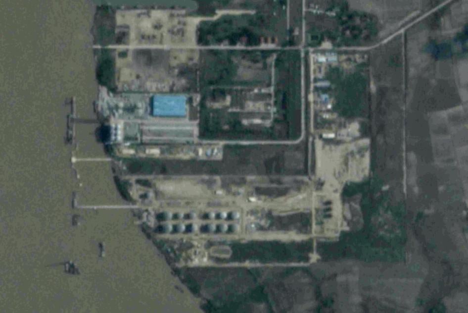 Brighter Energy terminal construction as of May 2021.